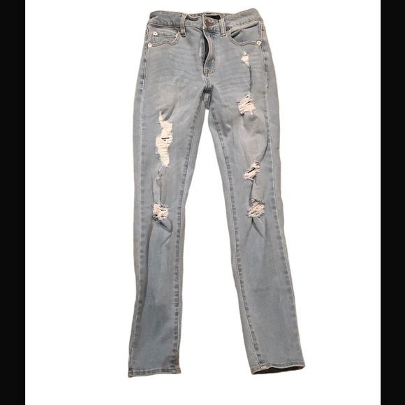 Aeropostale light rinse high rise jeans - Picture 1 of 5